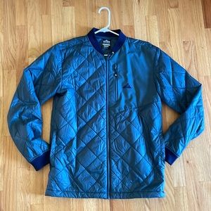 Blue Strafe Men’s Quilted Insulated Light Jacket Layers Ski Snowboard